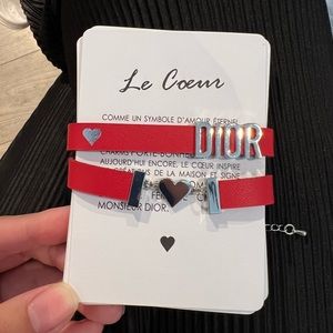 authentic💯Dior heart choker&bracelet🆕